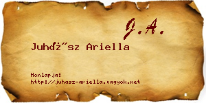 Juhász Ariella névjegykártya